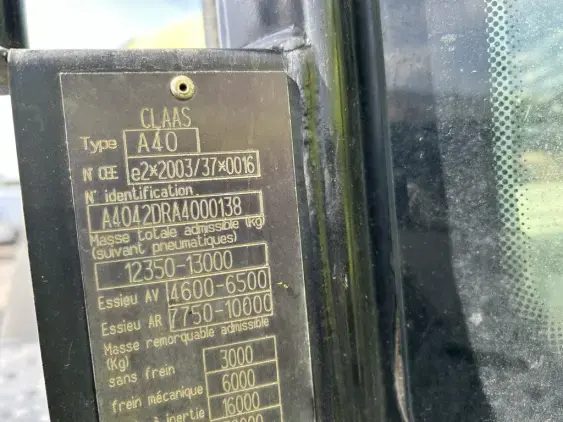 CLAAS AXION 840 CEBIS  - Photo 12