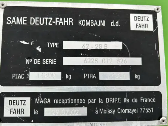 DEUTZ FAHR 5690 HTS balance  - Photo 13