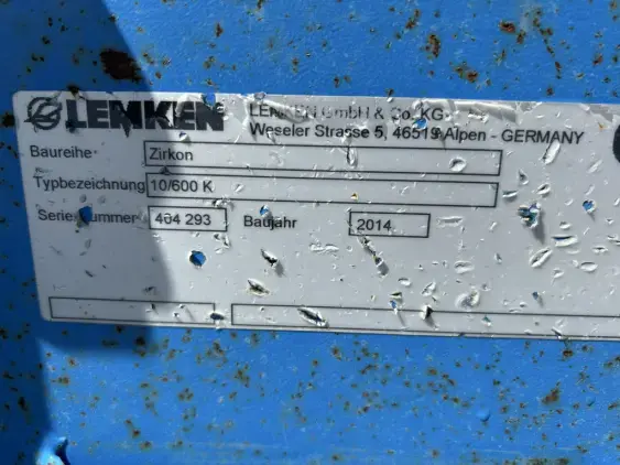 LEMKEN Zirkon 10/600K - Photo 15