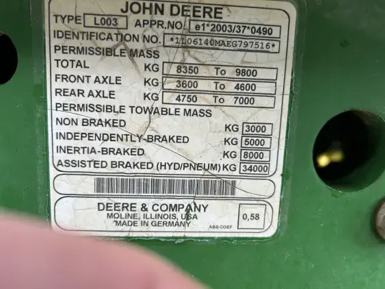 JOHN DEERE 6140M - Photo 14