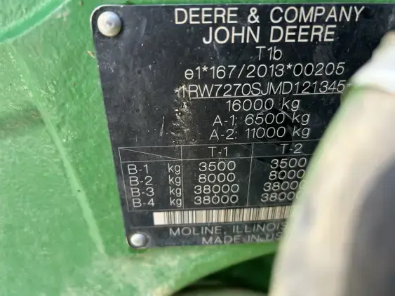 JOHN DEERE 7R 270 - Photo 14