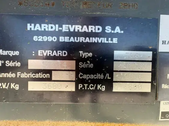 EVRARD Meteor plus 2800 - Photo 9