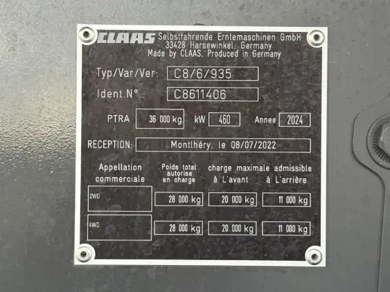 CLAAS LEXION 8700 TT - Photo 9