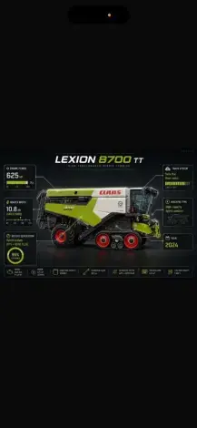 CLAAS LEXION 8700 TT - Photo 2