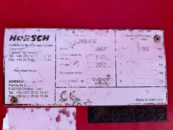 HORSCH  Jocker 5 ct - Photo 11