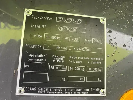 CLAAS Lexion 8700  - Photo 18