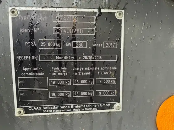 CLAAS LEXION 650 - Photo 16