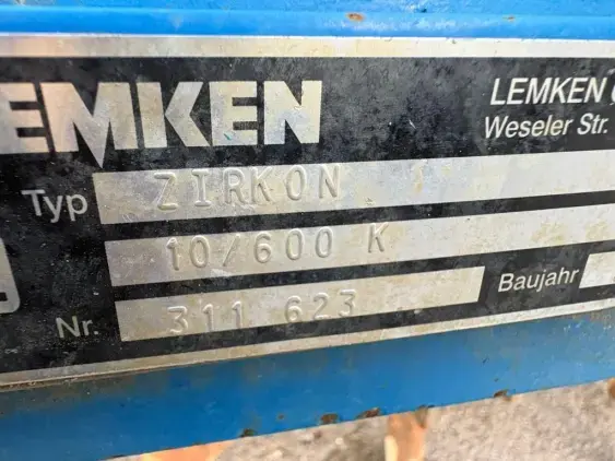 LEMKEN Zirkon 10/600k - Photo 10