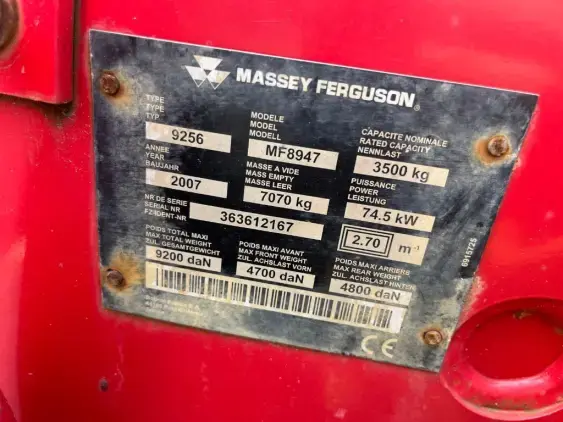 MASSEY FERGUSON 8947 - Photo 15