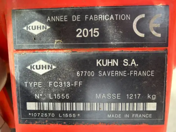 KUHN Fc 313 LIFT CONTROL - Photo 11