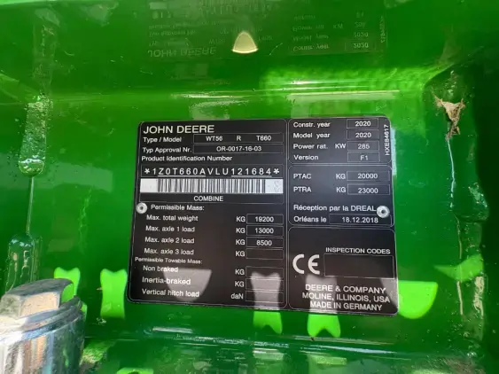 JOHN DEERE T660i - Photo 9