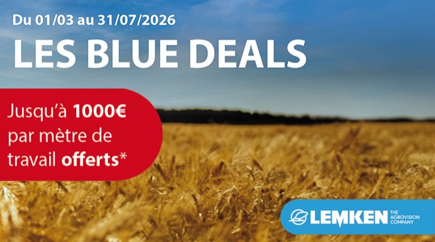 Les Offres de Pré-Saison LEMKEN : jusqu’à 1 000 € de remise