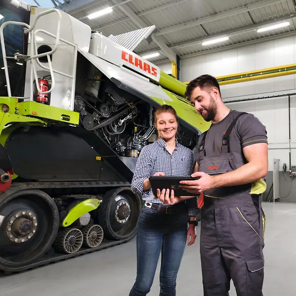 Révision moissonneuse Claas - Atelier Gueudet Agricole